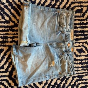 Pilcro distressed shorts